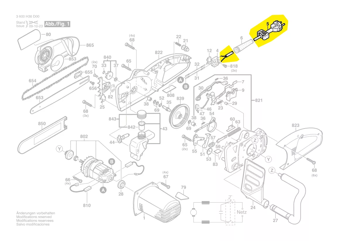 Cable d\'alimentation réf. 1 604 460 242 BOSCH